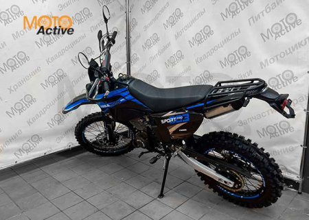 Мотоцикл REGULMOTO Sport-003 PR PRO (4 valves) 6 скоростей ПТС) черный-синий